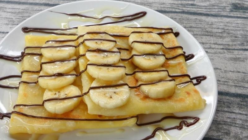 Bánh kếp chuối trứng