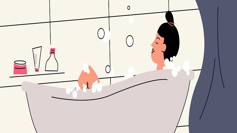 Không nên tắm ngay sau khi ăn