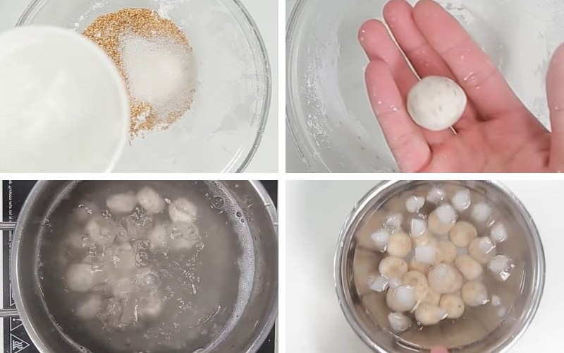 Làm viên trôi nước