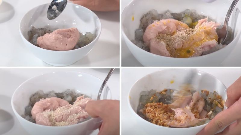 Chuẩn bị phần nhân