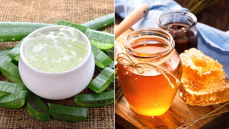 Việc kết hợp nha đam và mật ong cũng đem lại hiệu quả trắng răng