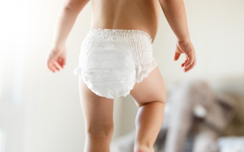 Xử lý khi trẻ bị dị ứng tã giấy