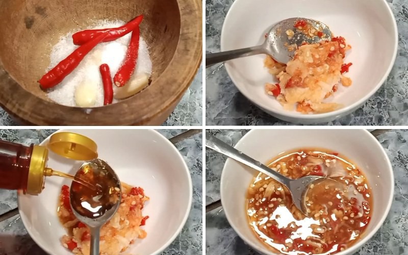 Làm sốt trộn gỏi