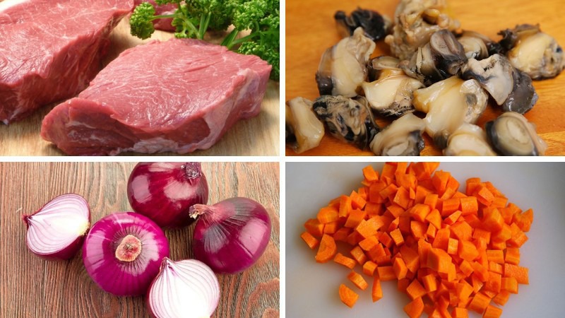 Nguyên liệu làm nem ốc mít