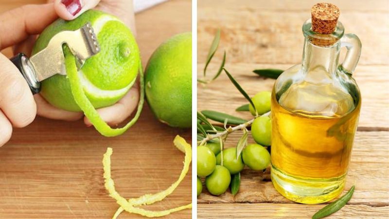 Công dụng giúp chân mày mọc nhiều của chanh tươi và dầu oliu