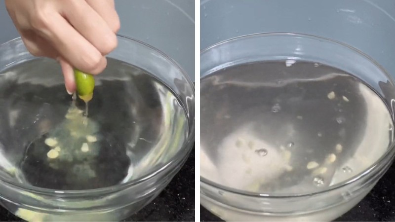 Chuẩn bị nước chanh