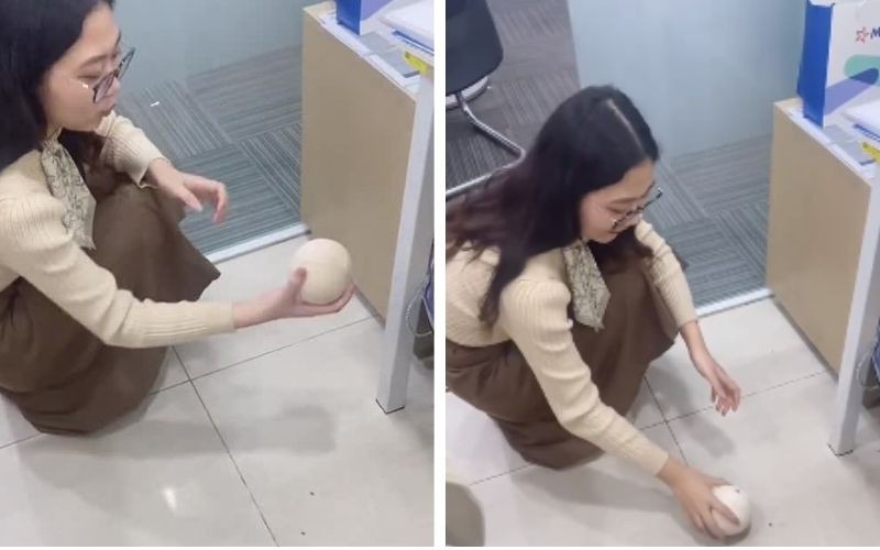Cách lấy cùi dừa không cần dao