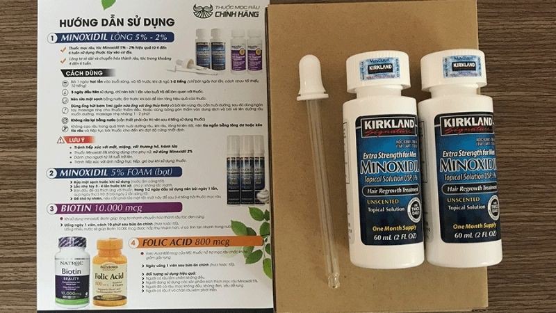 Thuốc trị hói nồng độ minoxidil 2% có tốt không?