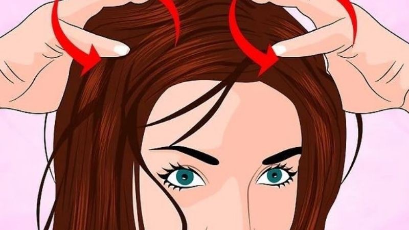 Massage da đầu kích thích lưu thông máu