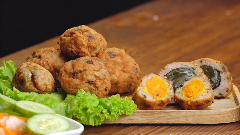 Chả trứng bắc thảo, trứng muối