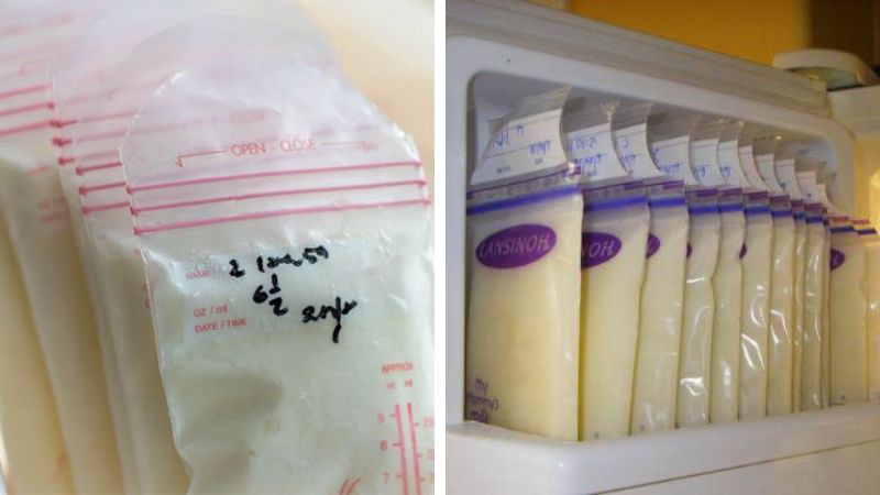 Túi trữ sữa rất tiện lợi
